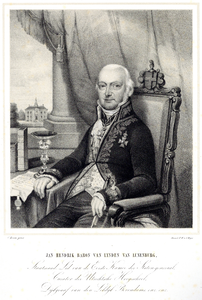 31961 Portret van Jan Hendrik baron van Lynden van Lunenburg, geboren 20 januari 1765, curator van de Utrechtse ...